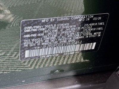 2026 Subaru OUTBACK Limited