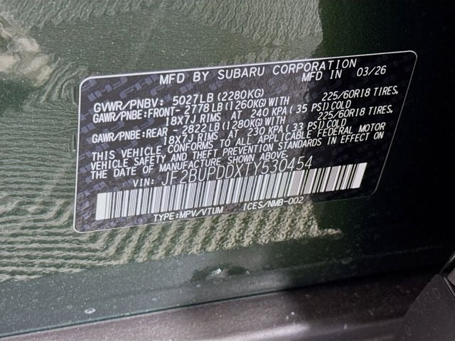 2026 Subaru OUTBACK Limited