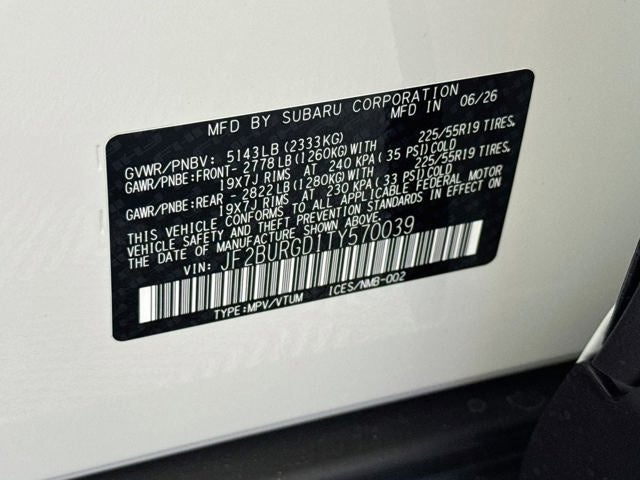 2026 Subaru OUTBACK Limited XT