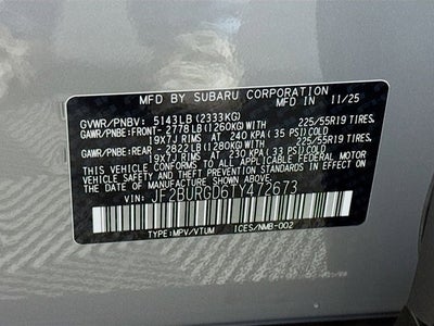 2026 Subaru OUTBACK Limited XT