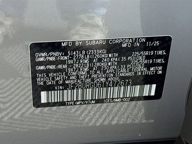 2026 Subaru OUTBACK Limited XT