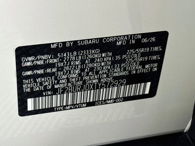 2026 Subaru OUTBACK Touring XT