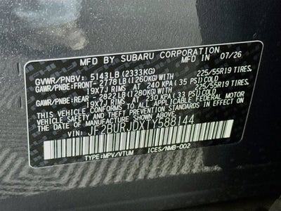 2026 Subaru OUTBACK Touring XT