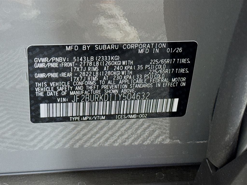 2026 Subaru OUTBACK Wilderness