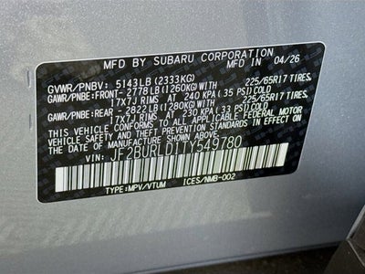2026 Subaru OUTBACK Wilderness