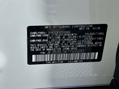 2026 Subaru OUTBACK Wilderness