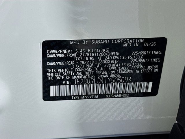 2026 Subaru OUTBACK Wilderness