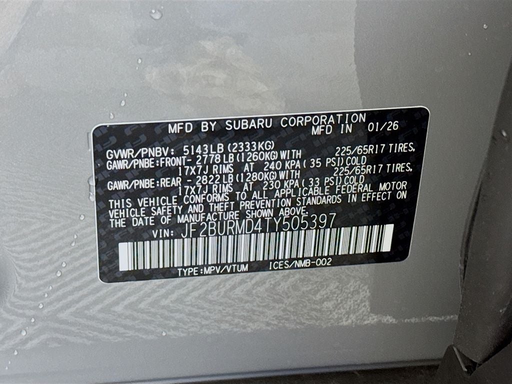 2026 Subaru OUTBACK Wilderness