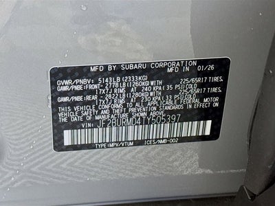 2026 Subaru OUTBACK Wilderness