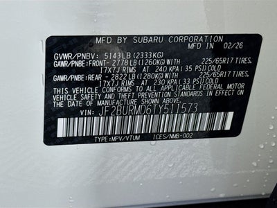 2026 Subaru OUTBACK Wilderness