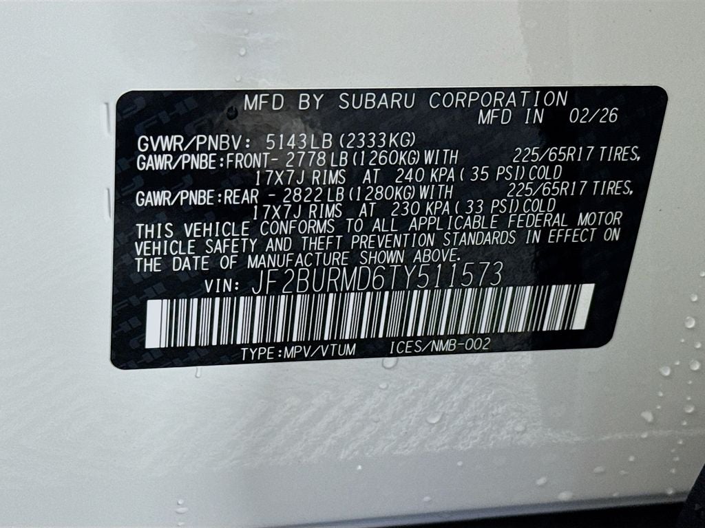 2026 Subaru OUTBACK Wilderness