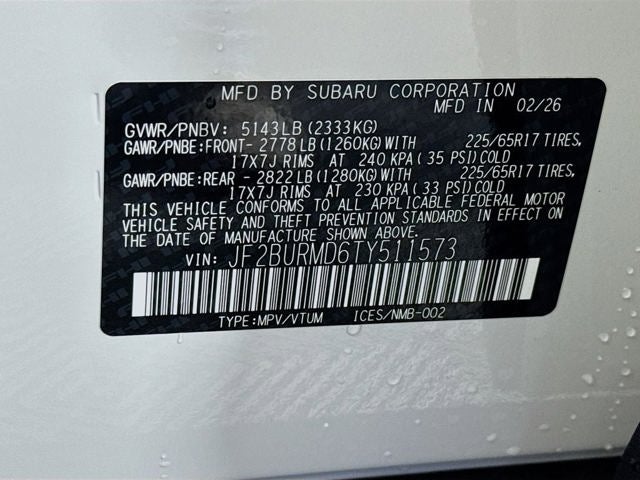 2026 Subaru OUTBACK Wilderness