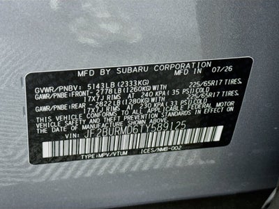 2026 Subaru OUTBACK Wilderness