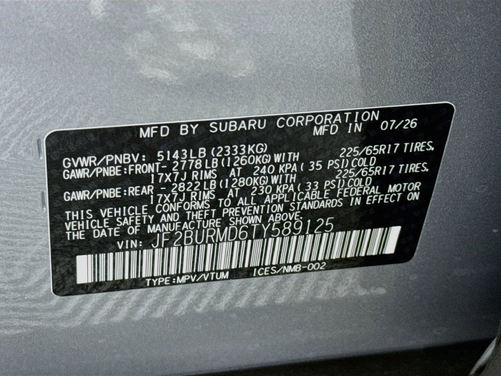 2026 Subaru OUTBACK Wilderness
