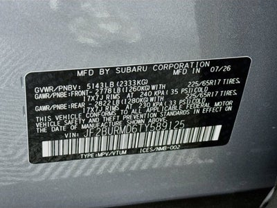 2026 Subaru OUTBACK Wilderness