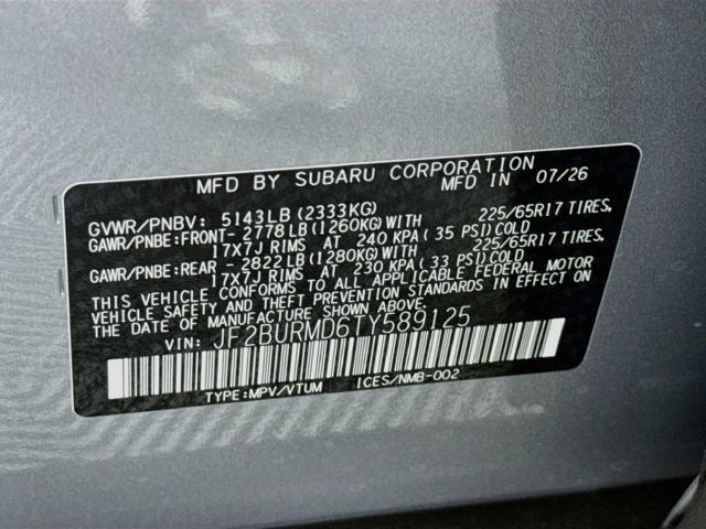 2026 Subaru OUTBACK Wilderness