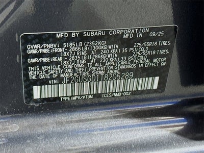 2026 Subaru CROSSTREK Sport Hybrid