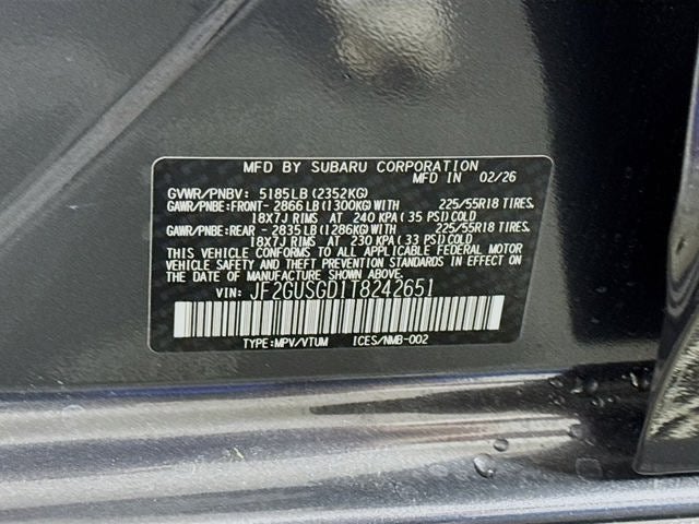 2026 Subaru CROSSTREK Sport Hybrid