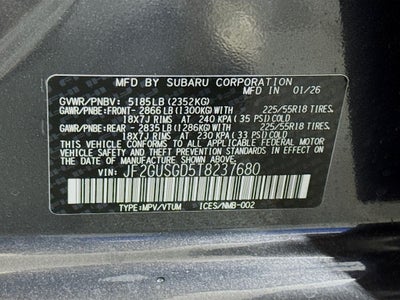 2026 Subaru CROSSTREK Sport Hybrid