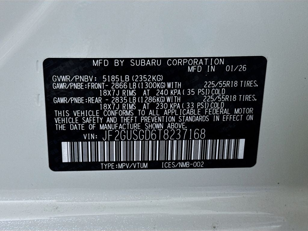 2026 Subaru CROSSTREK Sport Hybrid