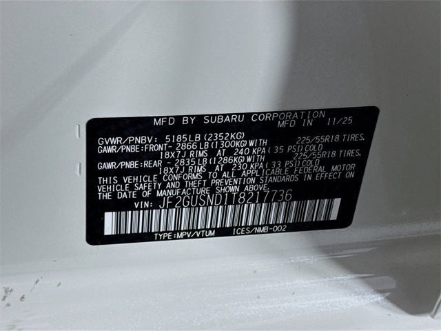 2026 Subaru CROSSTREK Limited Hybrid