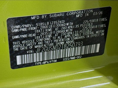 2026 Subaru CROSSTREK Limited Hybrid