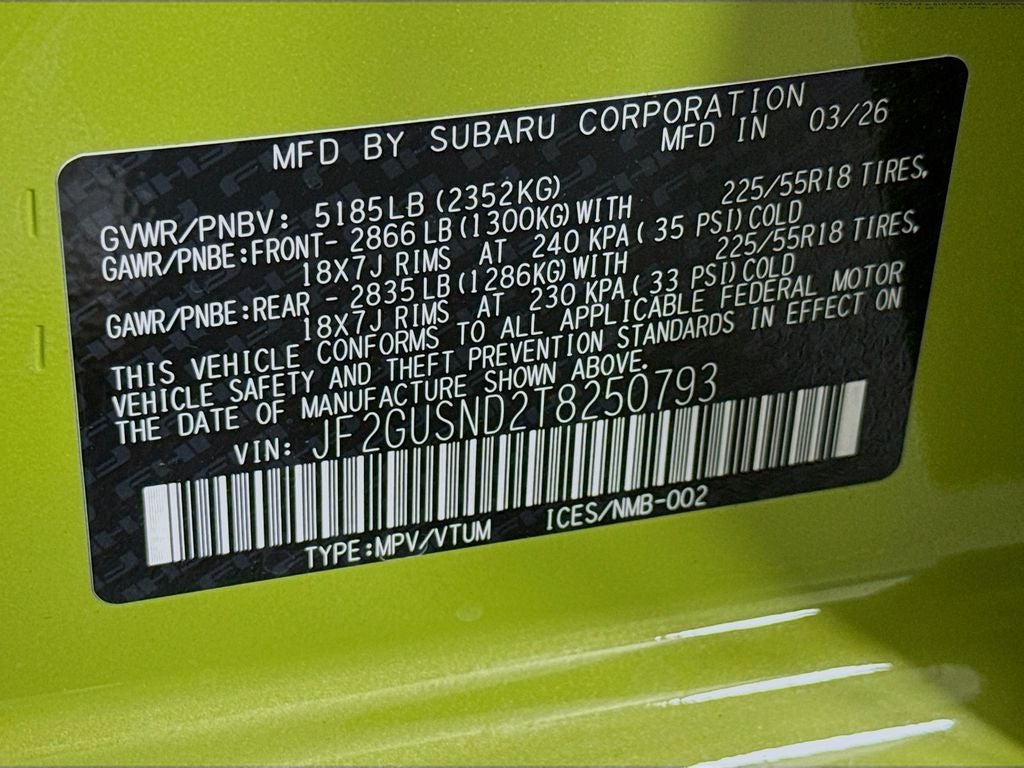 2026 Subaru CROSSTREK Limited Hybrid