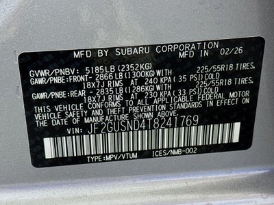 2026 Subaru CROSSTREK Limited Hybrid