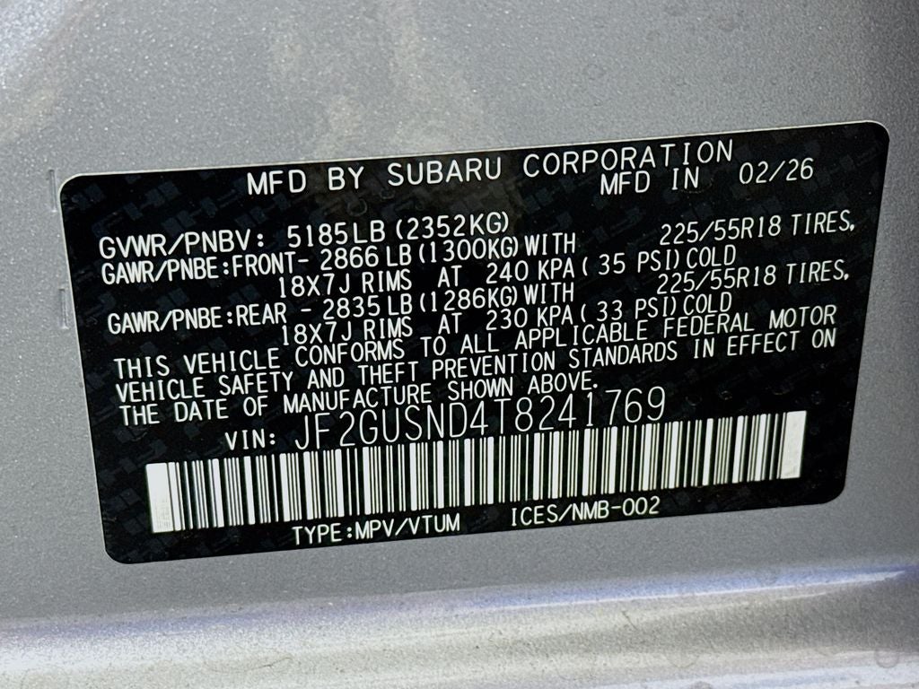 2026 Subaru CROSSTREK Limited Hybrid