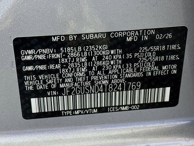 2026 Subaru CROSSTREK Limited Hybrid