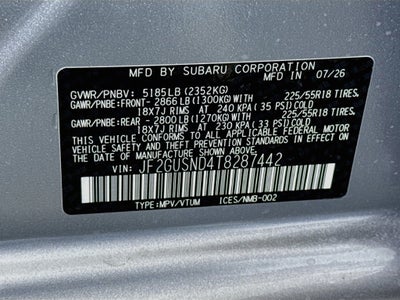2026 Subaru CROSSTREK Limited Hybrid