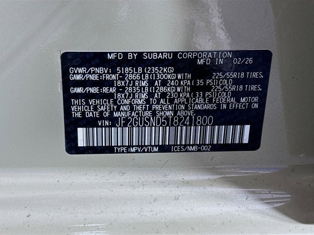 2026 Subaru CROSSTREK Limited Hybrid