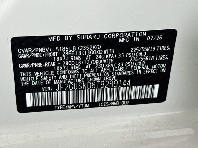 2026 Subaru CROSSTREK Limited Hybrid