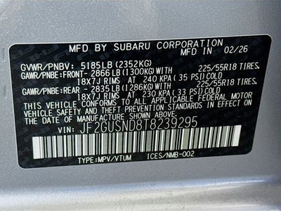2026 Subaru CROSSTREK Limited Hybrid