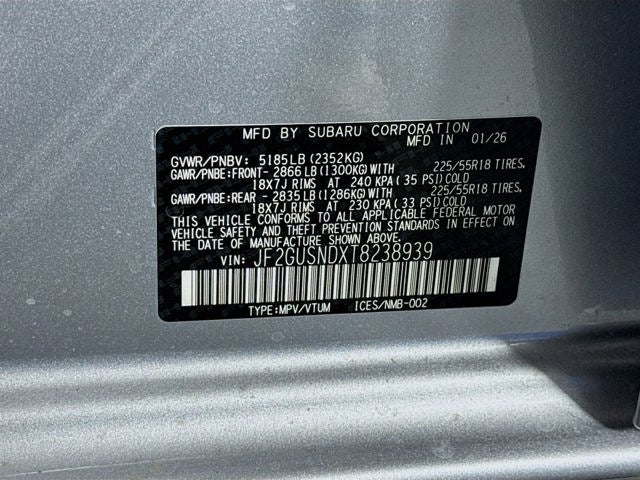 2026 Subaru CROSSTREK Limited Hybrid