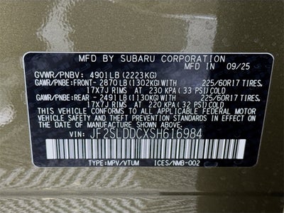 2025 Subaru FORESTER Premium