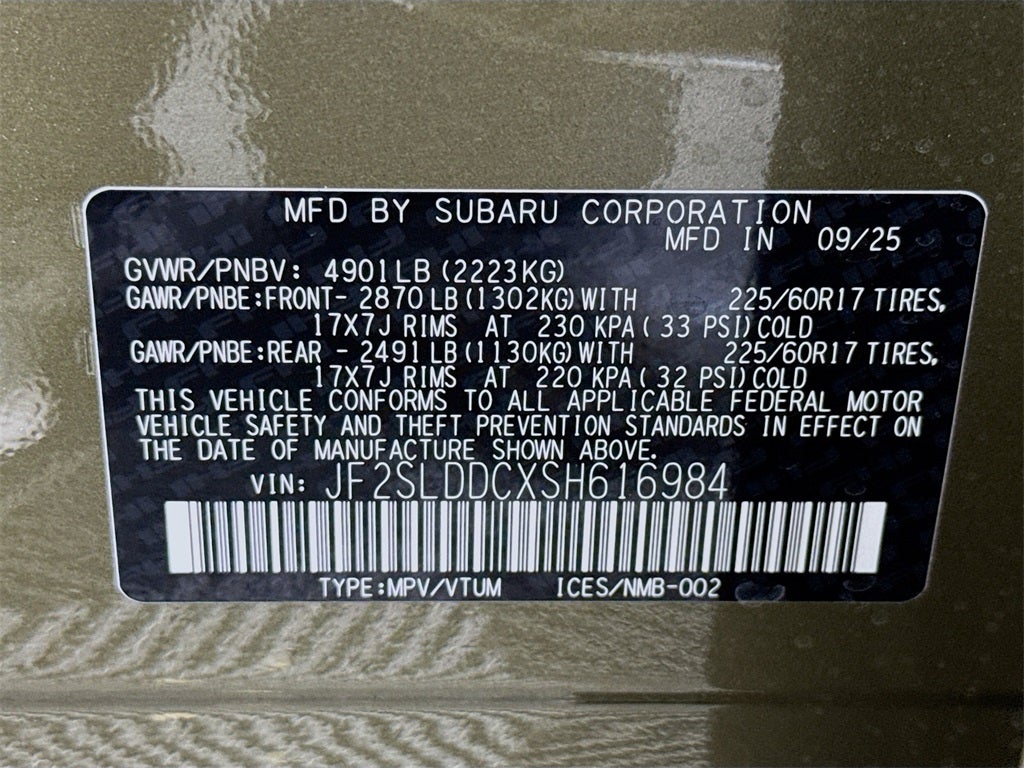 2025 Subaru FORESTER Premium