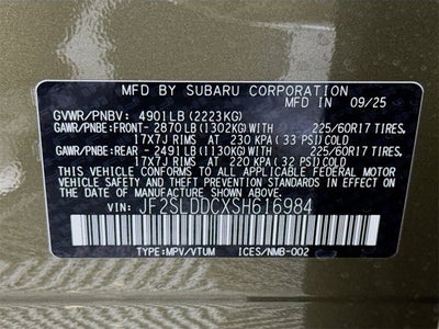 2025 Subaru FORESTER Premium