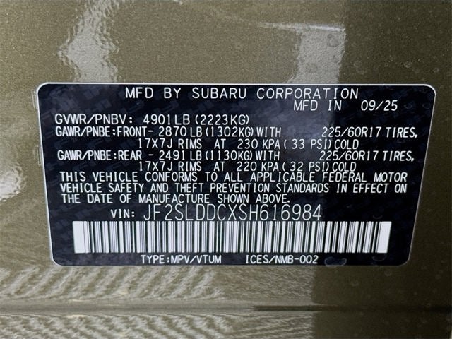 2025 Subaru FORESTER Premium