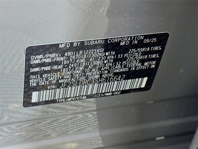 2025 Subaru FORESTER Limited