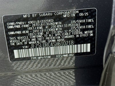 2025 Subaru FORESTER Limited