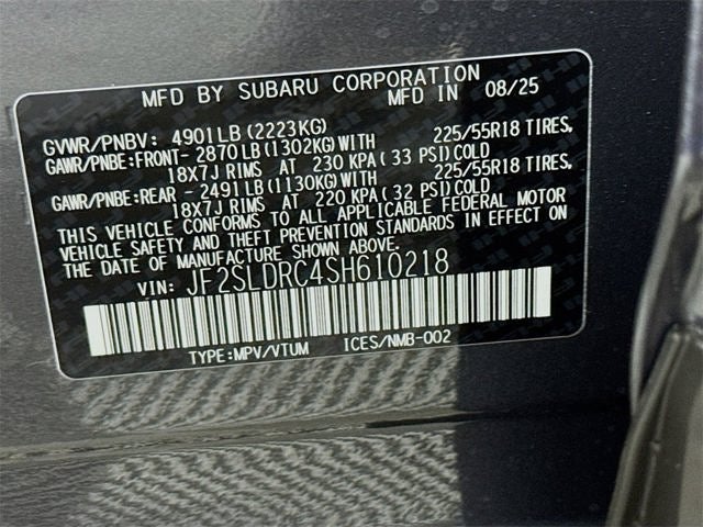 2025 Subaru FORESTER Limited