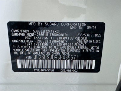 2025 Subaru FORESTER Sport Hybrid