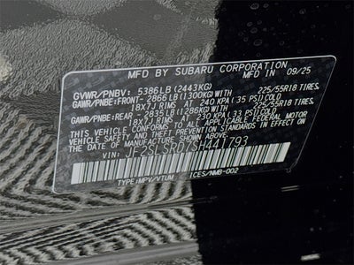 2025 Subaru FORESTER Limited Hybrid