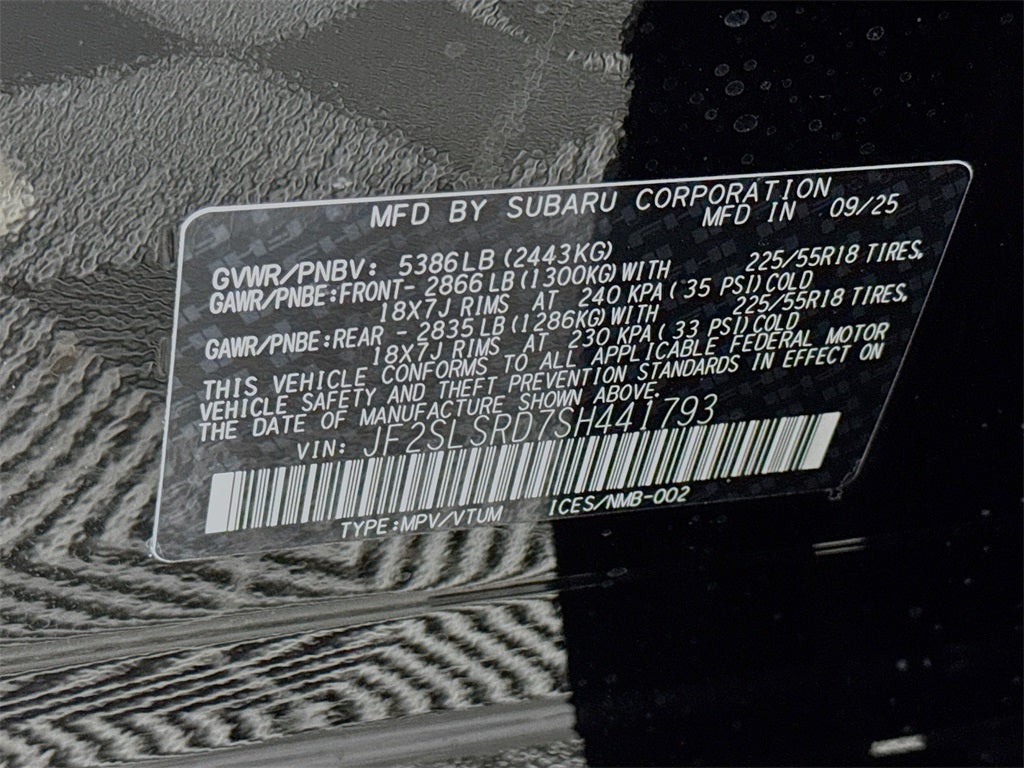 2025 Subaru FORESTER Limited Hybrid