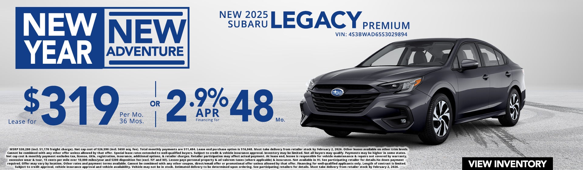 2025 Subaru Legacy