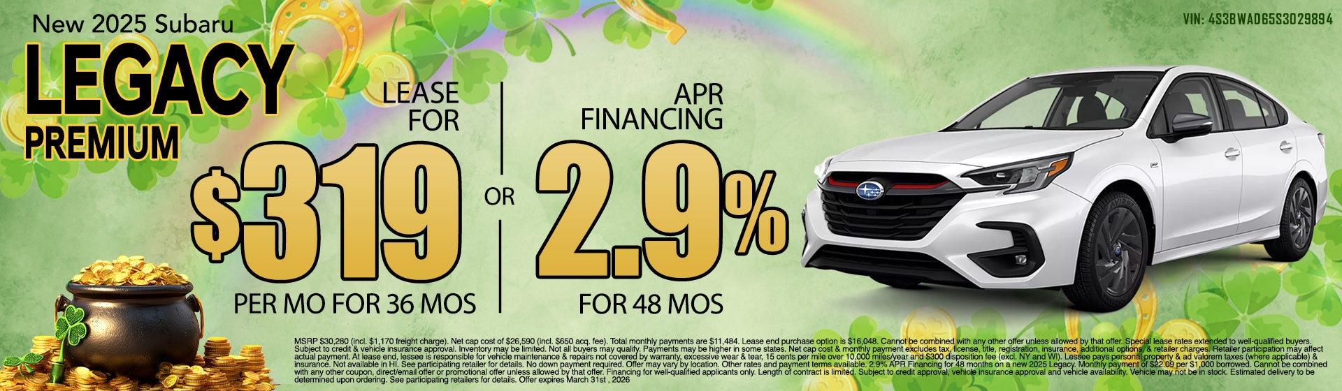 2025 Subaru Legacy
