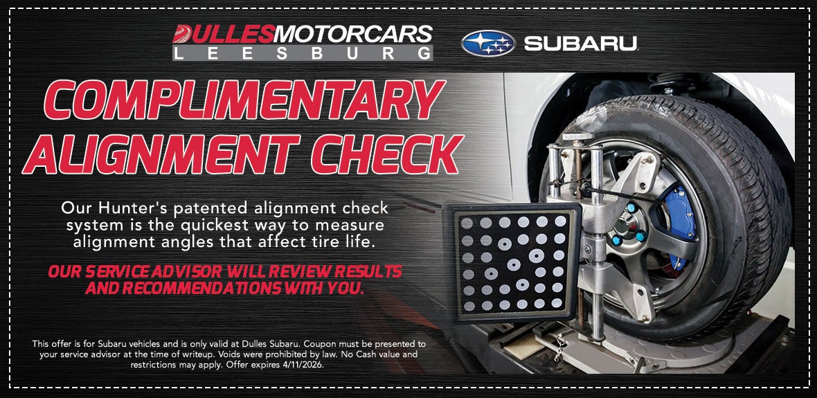 Free Alignment Inspection