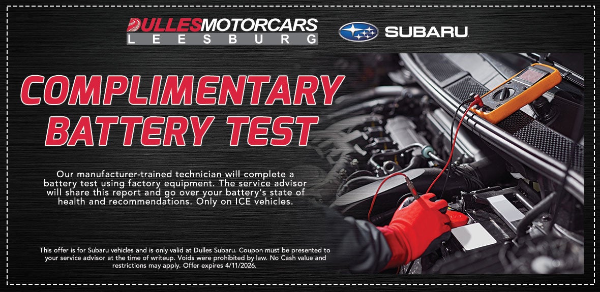 Complimentary Battery Test