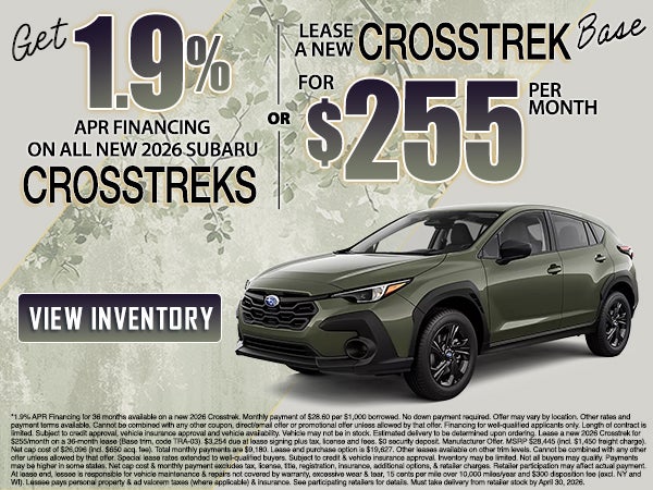 2026 Subaru Crosstrek